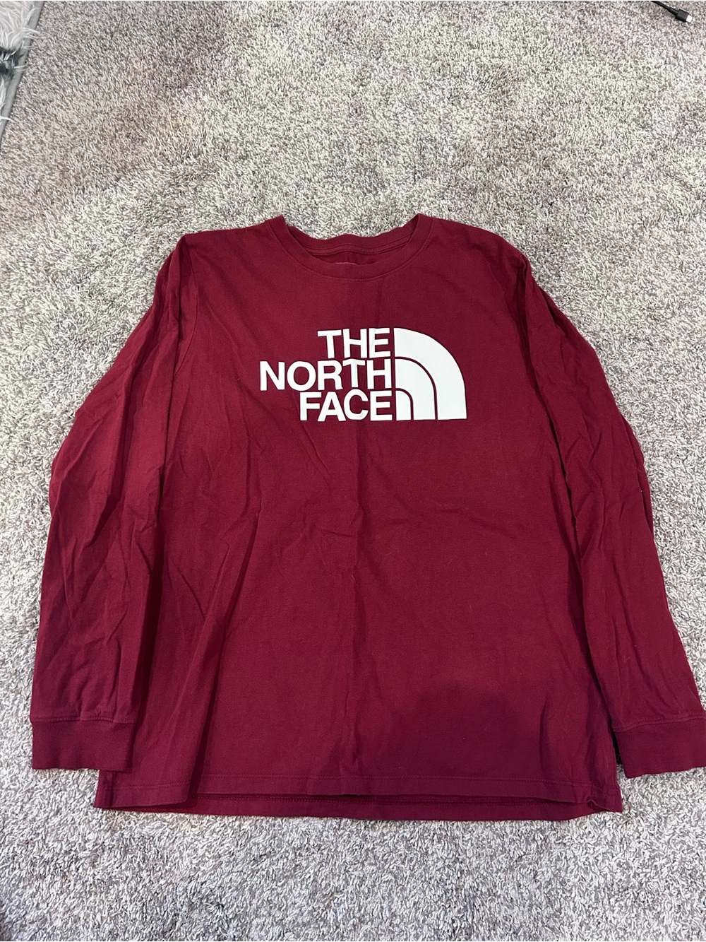 The North Face Burgundy Long Sleeve Shirt